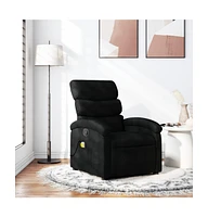 vidaXL Massage Recliner Chair Fabric