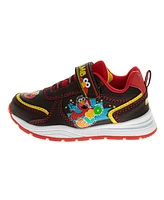 Sesame Street Kids Elmo Hook and Loop Fashion Sneaker. (Toddler/Little Kids)