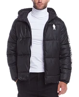 Space One Men's Nasa Inspired Reversible Puffer Jacket