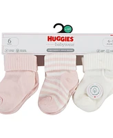 Huggies Baby Foldover Ankle Socks 3-Pack