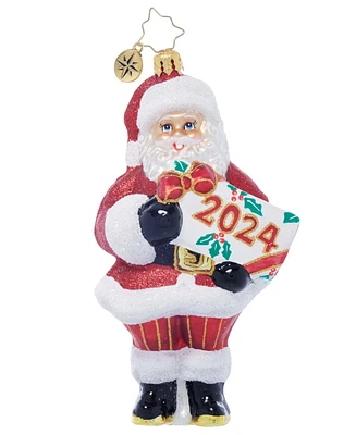 Christopher Radko Santa's Special Gift 2024 Ornament