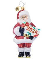 Christopher Radko Santa's Special Gift 2024 Ornament