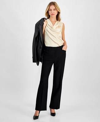I.n.c. International Concepts Women's Mid-Rise Bootcut Pants, Short Lengths, Exclusively at Macy's