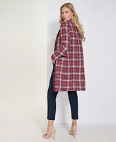 Tommy Hilfiger Women's Open-Front Tweed Topper Jacket