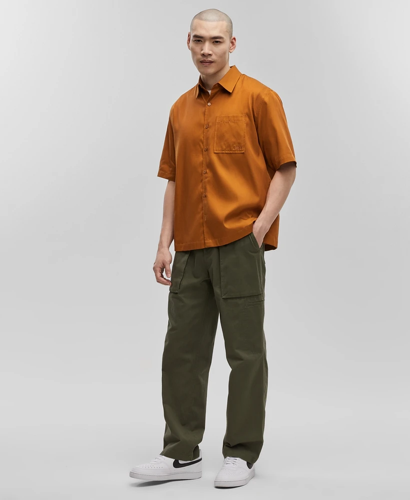 Mode of One Men's Relaxed-Fit Button-Down Shirt, Created for Macy's