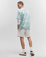 Mode of One Men's Relaxed-Fit Printed Button-Down Camp Shirt