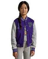 Polo Ralph Lauren Big Girls Double Knit Baseball Jacket