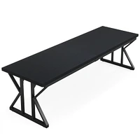 Tribesigns 78.7-Inch Executive Desk, Large Computer Office Desk Workstation, Modern Simple Style Laptop Study Writing Table Business Furniture fo