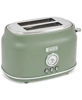 Haden Dorset Cedar Wide-Slot 2-Slice Toaster, 75172