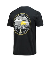 Image One Men's Black Appalachian State Mountaineers Circle Campus Scene T-Shirt