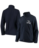 Dunbrooke Women's Navy Tennessee Titans Full-Zip Sonoma Softshell Jacket