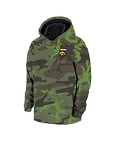 Nike Men's Camo Iowa Hawkeyes Hoodie Full-Snap Jacket
