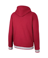 Colosseum Men's Crimson Oklahoma Sooners Varsity Arch Pullover Hoodie