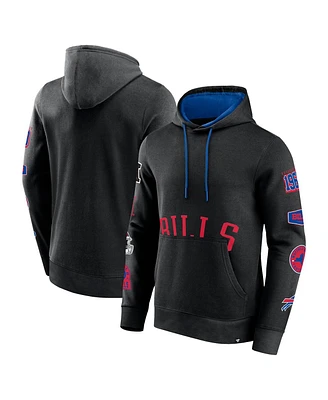 Fanatics Men's Black Buffalo Bills Wild Winner Pullover Hoodie