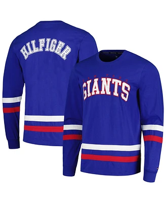 Tommy Hilfiger Men's Royal New York Giants Nolan Long Sleeve T-Shirt
