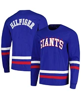 Tommy Hilfiger Men's Royal New York Giants Nolan Long Sleeve T-Shirt
