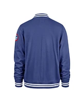 '47 Brand Men's Royal Chicago Cubs Wax Pack Pro Camden Full-Zip Track Jacket