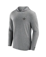 Fanatics Men's Gray Houston Astros Front Office Tech Lightweight Hoodie T-Shirt