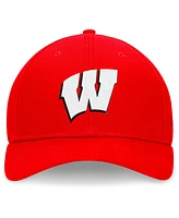 Top of the World Men's Red Wisconsin Badgers Spacer Flex Hat