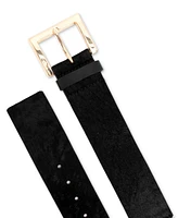 Michael Kors Women's Wide Calf Hair Leather Belt