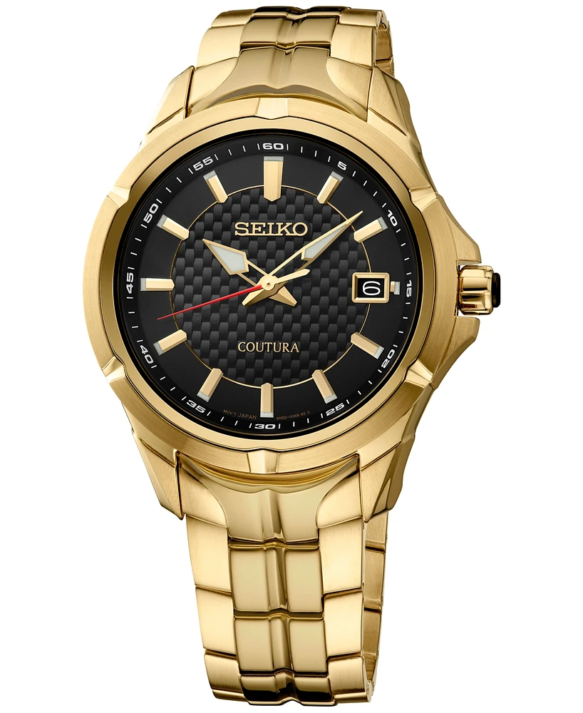 Seiko Men's Coutura Gold-Tone Stainless Steel Bracelet Watch 41mm