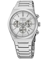 Seiko Men's Chronograph Essentials Stainless Steel Bracelet Watch 40mm