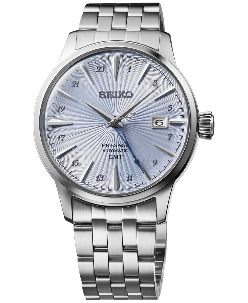 Seiko Men's Automatic Presage Cocktail Time Stainless Steel Bracelet Watch 40mm