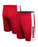 Colosseum Men's Red Wisconsin Badgers Panel Shorts