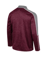 Colosseum Men's Maroon Texas A M Aggies Marled Half-Zip Jacket