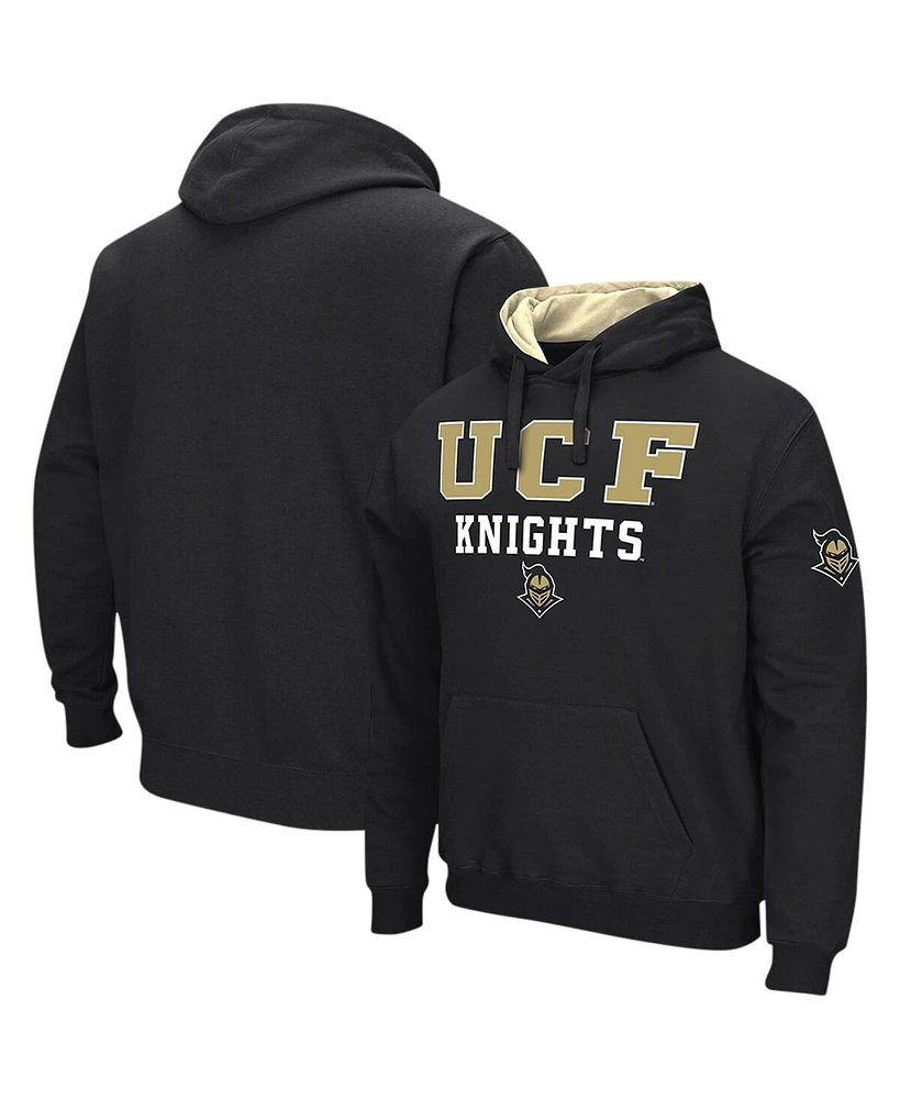 Colosseum Men's Black Ucf Knights Sunrise Pullover Hoodie