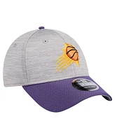 New Era Men's Heather Gray/Purple Phoenix Suns Active Digi-Tech Two-Tone 9FORTY Adjustable Hat