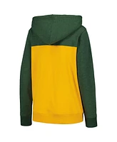 New Era Women's Green Bay Packers Color-Block Full-Zip Hoodie