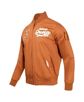 Pro Standard Men's Brown Baltimore Orioles Paint The City Twill Full-Zip Jacket