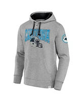 Fanatics Men's Gray Carolina Panthers Label Maker Pullover Hoodie