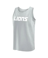 Fanatics Men's Gray Detroit Lions Elements Tank Top