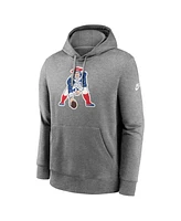 Nike Men's New England Patriots Rewind Club Logo Pullover Hoodie