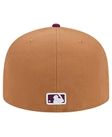 New Era Men's Brown/Purple St. Louis Cardinals Two-Tone Color Pack 59FIFTY Fitted Hat