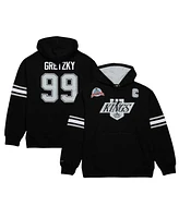 Mitchell & Ness Men's Wayne Gretzky Black Los Angeles Kings 1993 Name Number Premium Pullover Hoodie