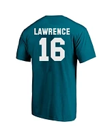 Fanatics Men's Trevor Lawrence Teal Jacksonville Jaguars Big Tall Player Name Number T-Shirt