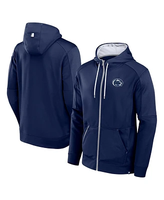 Fanatics Men's Navy Penn State Nittany Lions Defender Full-Zip Hoodie