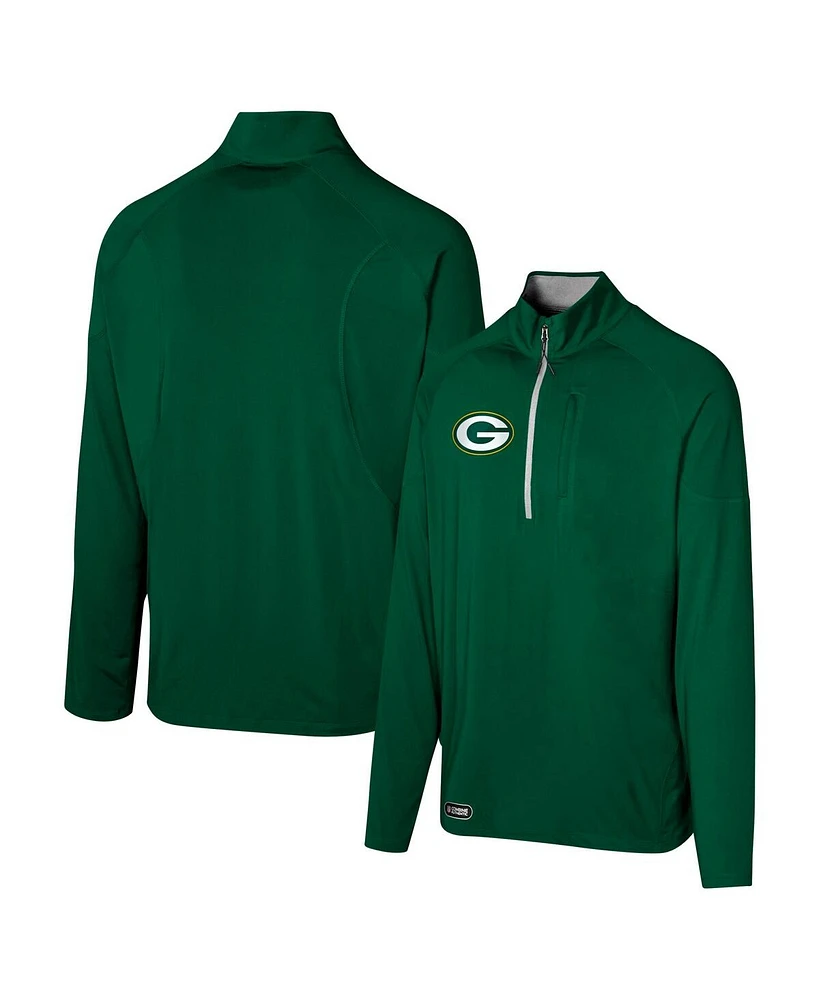 Outerstuff Men's Green Bay Packers Grind Iron Quarter-Zip Top