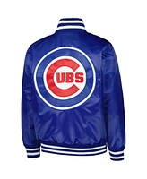 Starter Big Boys and Girls Royal Chicago Cubs of Summer Satin Full-Snap Jacket