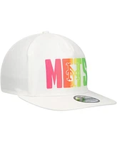 New Era Men's White New York Mets Spring Spectrum Golfer Snapback Hat