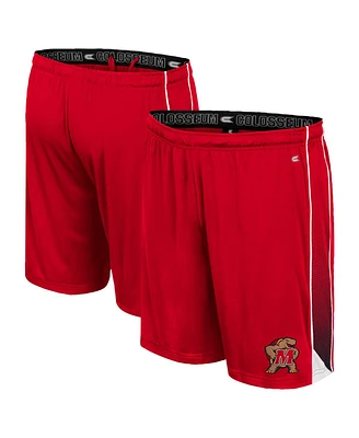 Colosseum Men's Red Maryland Terrapins Online Shorts
