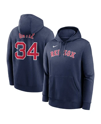 Nike Men's David Ortiz Navy Boston Red Sox Player Name & Number Club Pullover Hoodie