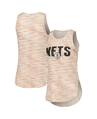 Concepts Sport Women's White Brooklyn Nets Sunray Tank Top