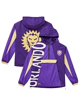 Live Breathe Futbol Men's and Women's Purple Orlando City Sc Tekker Half-Zip Anorak Jacket