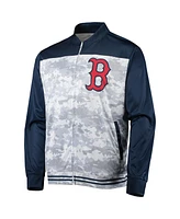 Stitches Men's Navy Boston Red Sox Camo Full-Zip Jacket