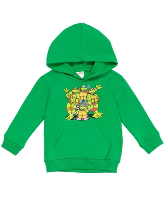 Teenage Mutant Ninja Turtles Toddler Boys Tmnt Leonardo Michelangelo Donatello Raphael Fleece Pullover Hoodie to