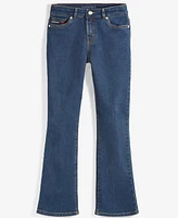 Tommy Hilfiger Big Girls Mid-Rise Flared-Leg Jeans